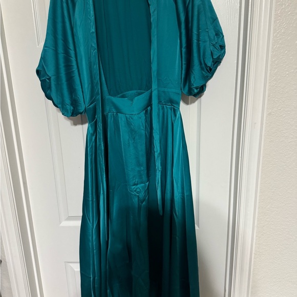 Elegant Teal Midi Dress - new with tags. Flying tomato size large. - Picture 2 of 4